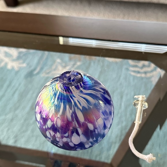 NEW - Pottery Barn Glass Global Oil Lamp - Picture 3 of 5